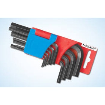 Taparia LN (Allen) Key Wrench Black Finish (TORX TYPE) Full Set